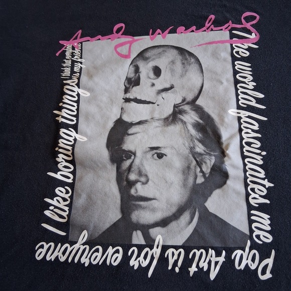 Uniqlo Other - Andy Warhol  X Uniqlo UT Men's Size XL Graphic Black Skull T-Shirt Pop Art